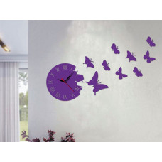 Часы с улетающими бабочками 