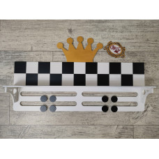 Медальница шашки с короной