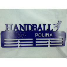 Медальница Handball синяя