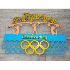 Медальница Cheerleading 3 цвета