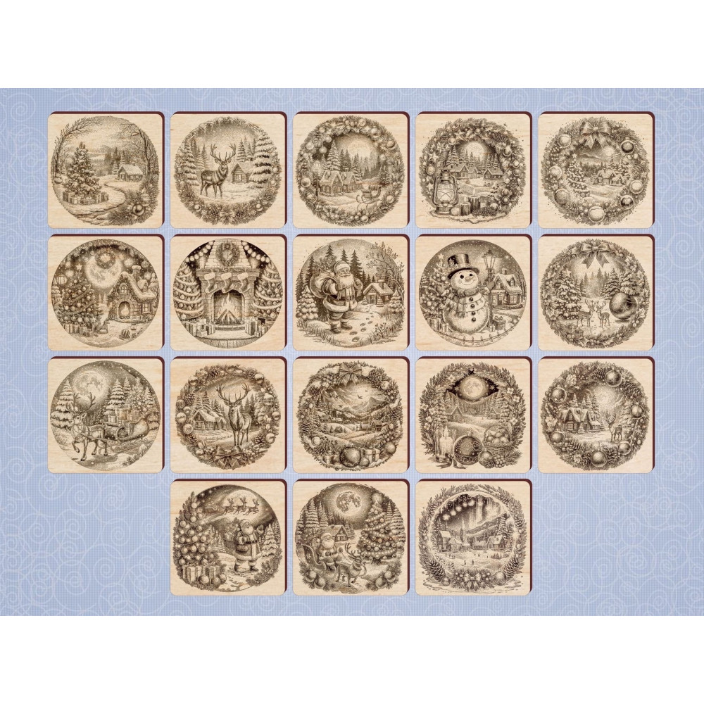 Подставки под горячее на Новый Год