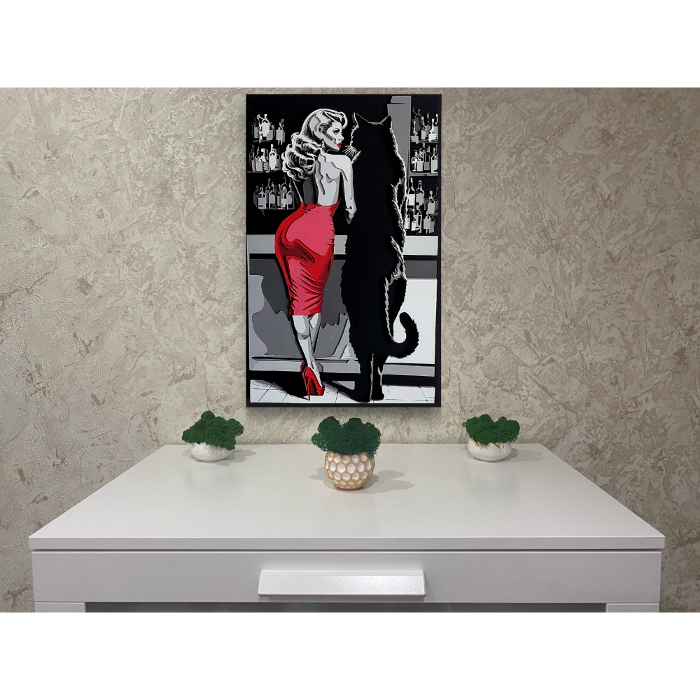 Картина Маргарита 6 слоев