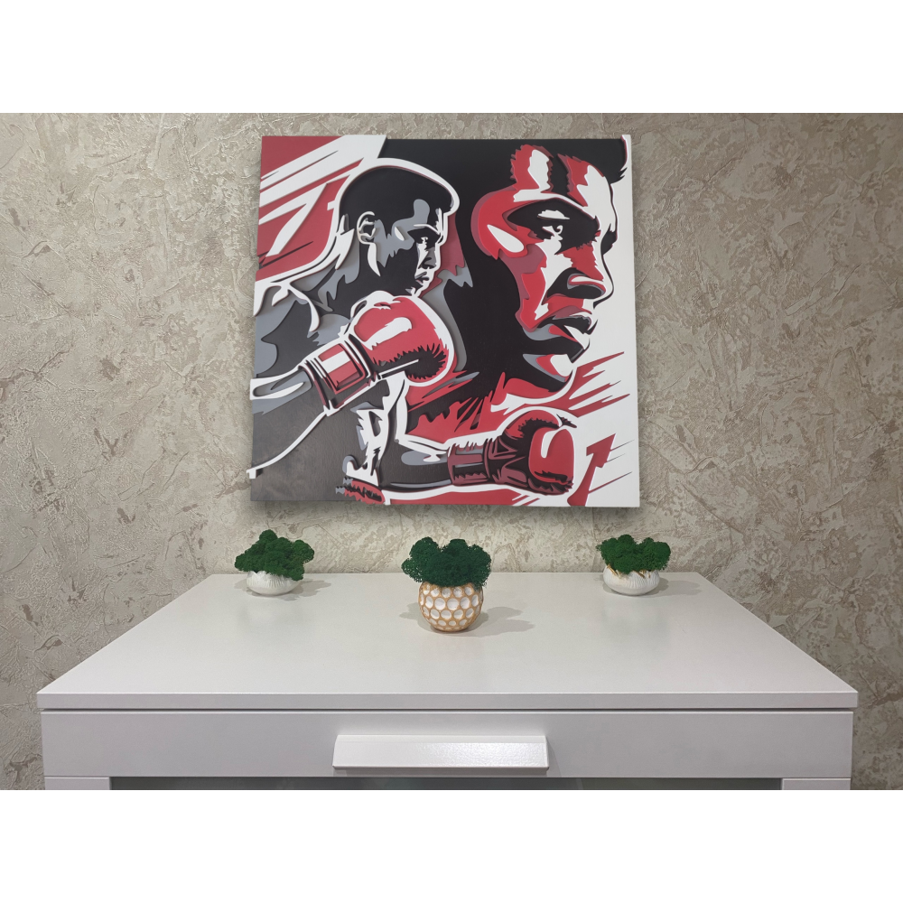 Картина Мухаммед Али 5 слоев