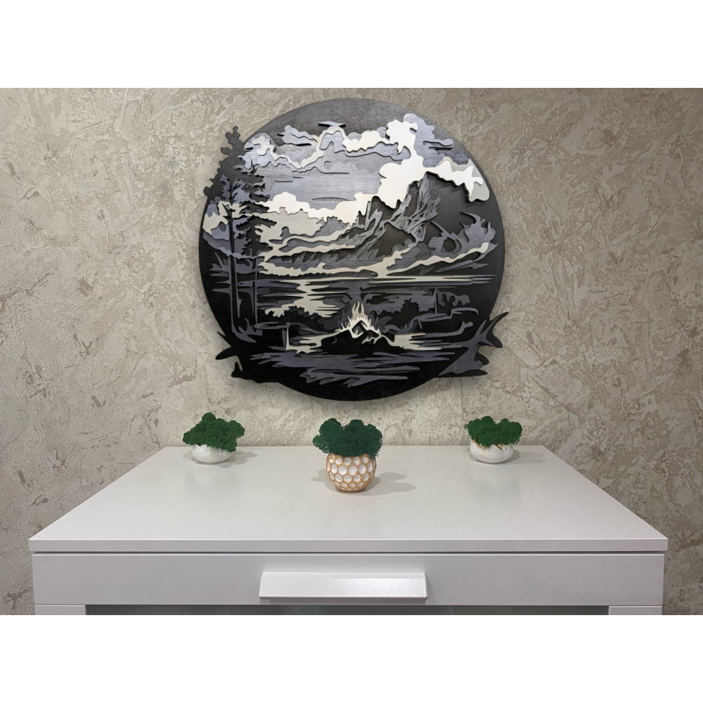 Многослойная картина Пикник