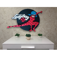 Многослойное панно Леди Баг