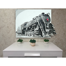 Многослойное панно Поезд