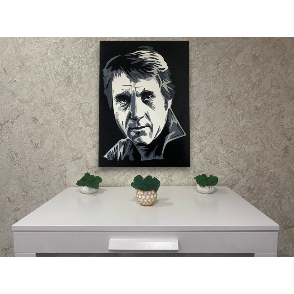 Многослойное панно Высоцкий