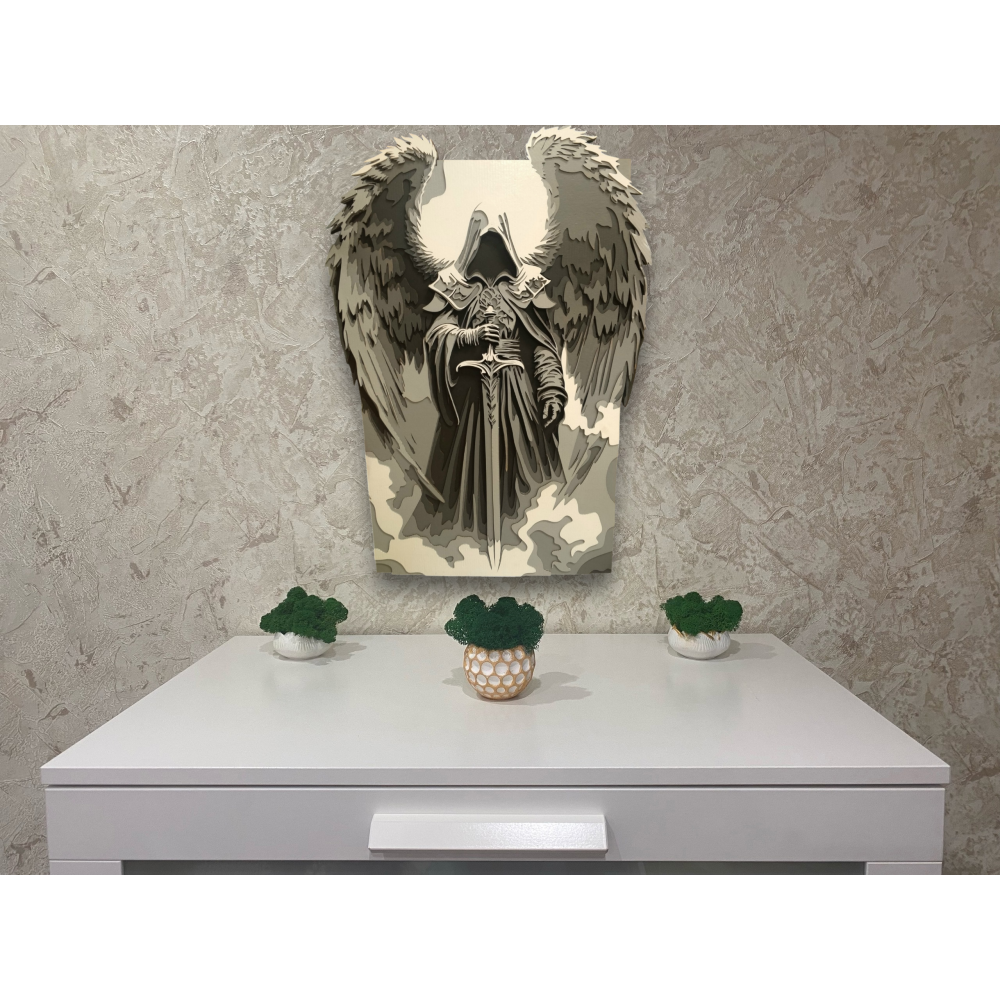 Панно Архангел 7 слоев