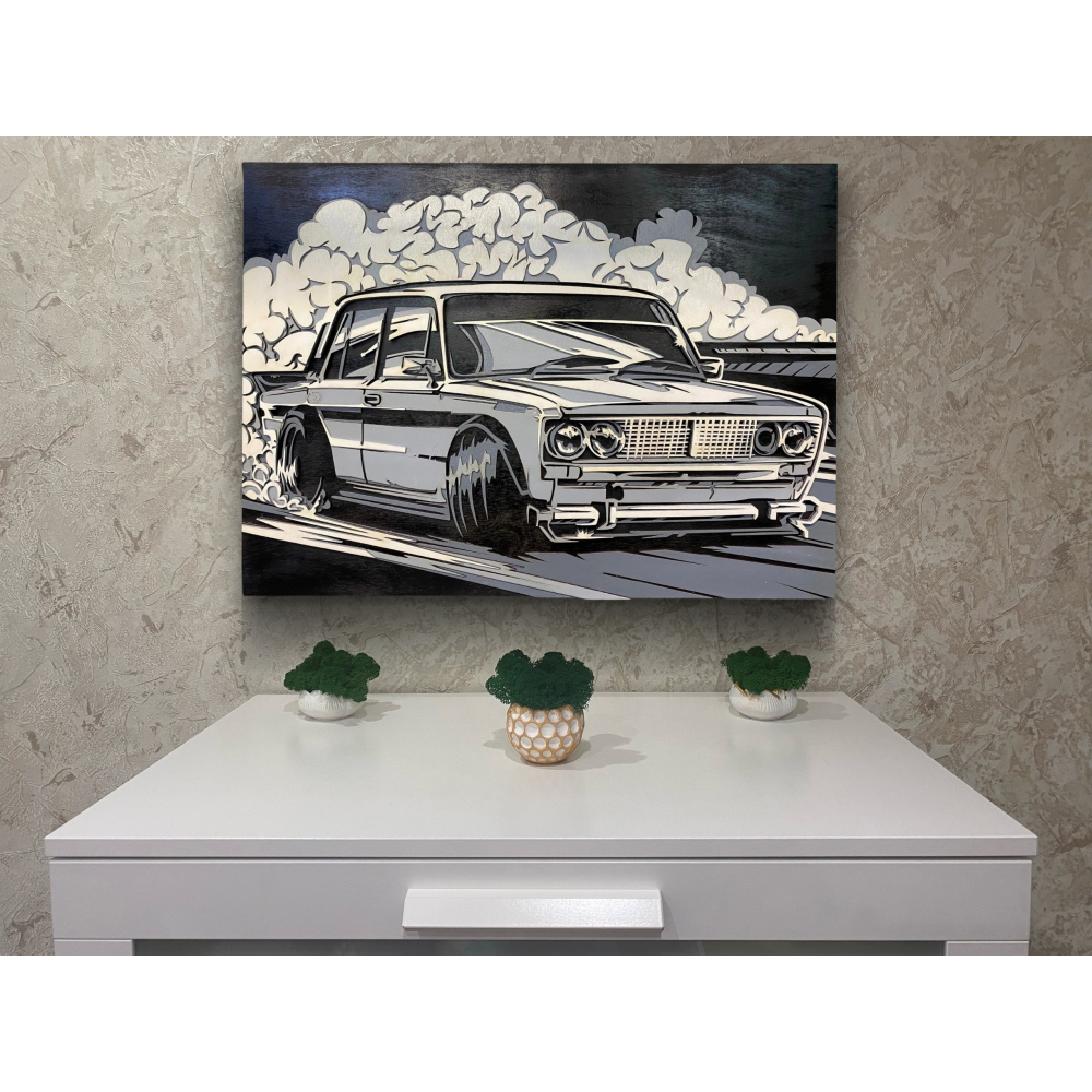 Панно Боевая классика 4 слоя