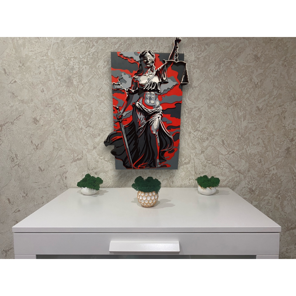 Панно Фемида 7 слоев