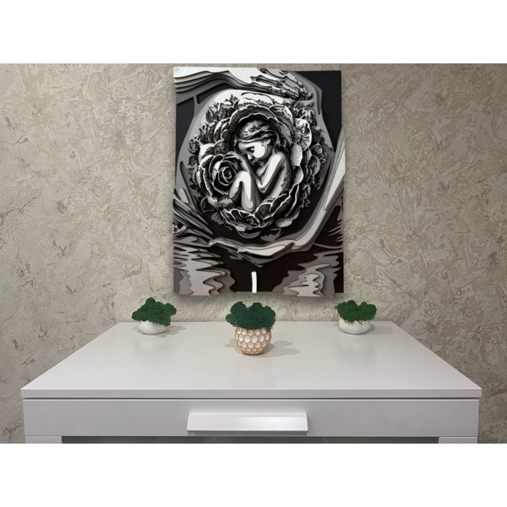 Панно Мама 6 слоев