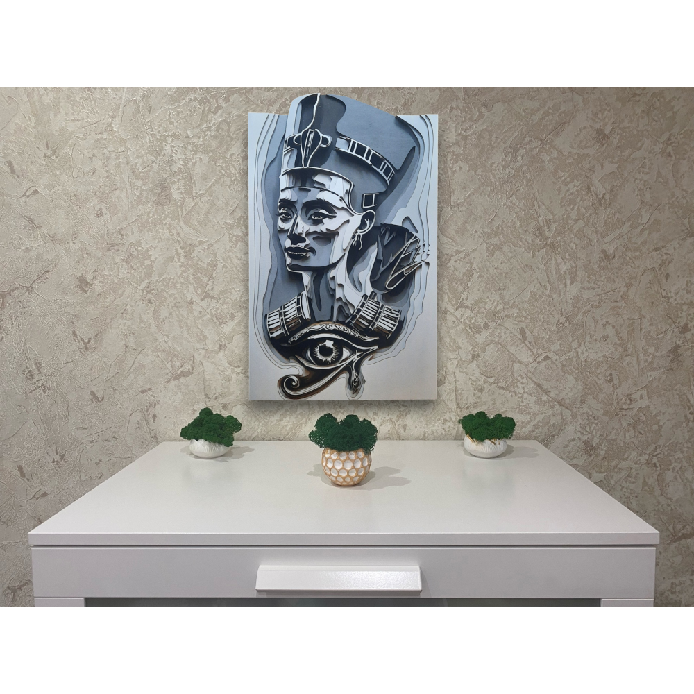 Панно Нефертити 7 слоев