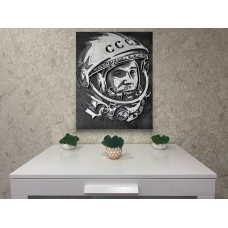 Панно Юрий Гагарин 5 слоев