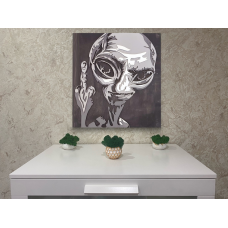 Панно инопланетянин Пол 4 слоя